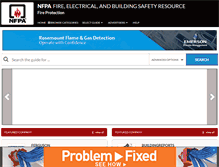 Tablet Screenshot of fireprotectionsnfpabuyersguide.org